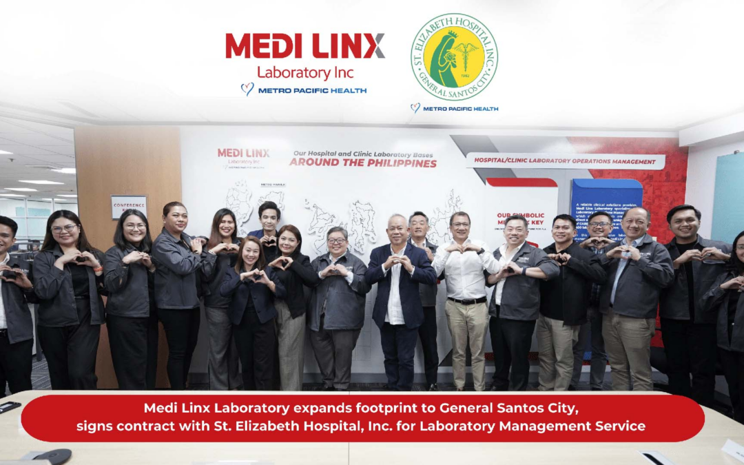Medi Linx Laboratory expands footprint to General Santos City,  signs contract with St. Elizabeth Hospital, Inc. for Laboratory Management Service